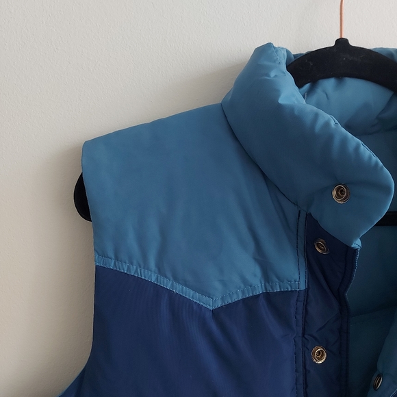 Vintage Down Feather Vest - Picture 3 of 11